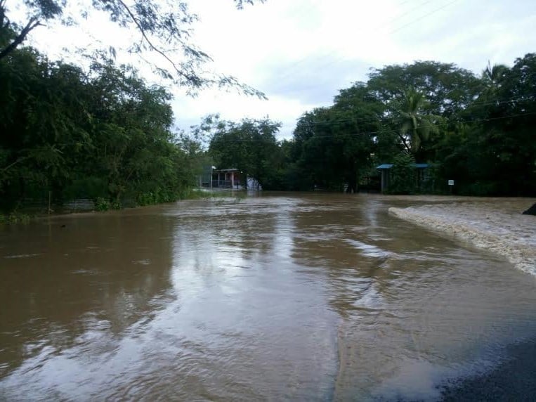 Nivel de las aguas. Foto: Zenaida Vásquez. 