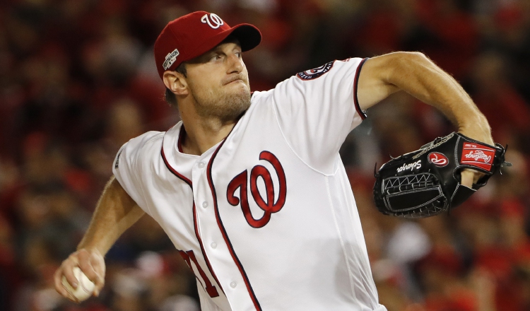 Max Scherzer terminó con marca ganadora de 20-7. /Foto AP