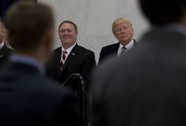 Mike Pompeo se encargará de la inteligencia estadounidense mientras aumentan los problemas de seguridad cibernética. FOTO/AP