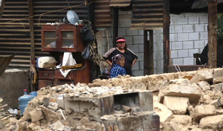 En Guatemala unas 80 casas están dañadas, 61 de ellas en mal estado además de un puente dañado. EFE