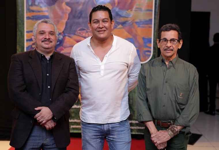 5. Alexis Benalcazar, Franklin Rodríguez y Miguel Ángel Morales.