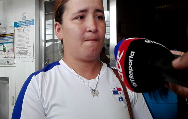 Ivonne Bastista Meléndez, madre de la niña. Foto: Eric Montenegro