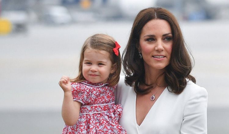 La princesa Charlotte cumple tres años en mayo. /Foto AP