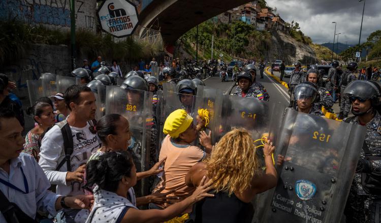 Las protestas no solo son por alimentos, sino por sus demás derechos ciudadanos. /Foto EFE