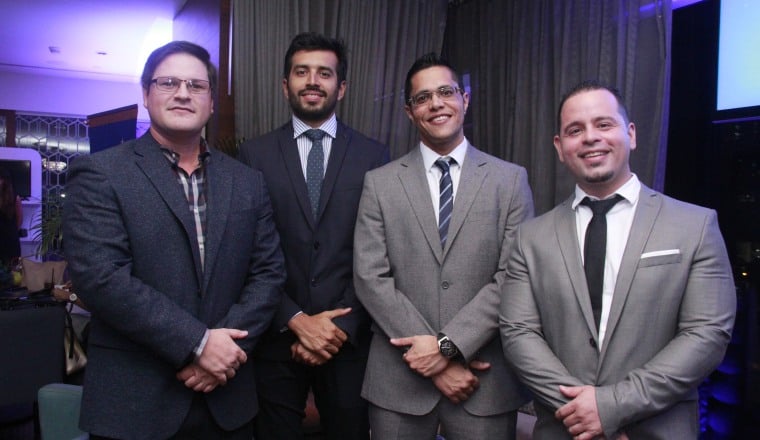 2. Dr. Federico Fonseca, Christian López, Héctor Arjona y Marvin Orocú.