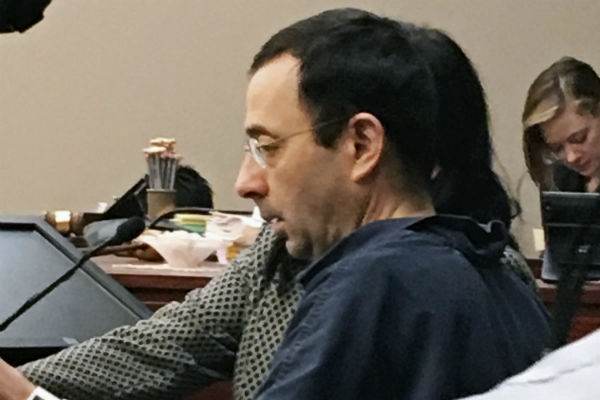  Larry Nassar. Foto:AP