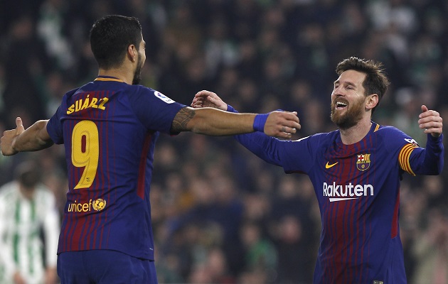 Barcelona sigue invicto en la Liga.