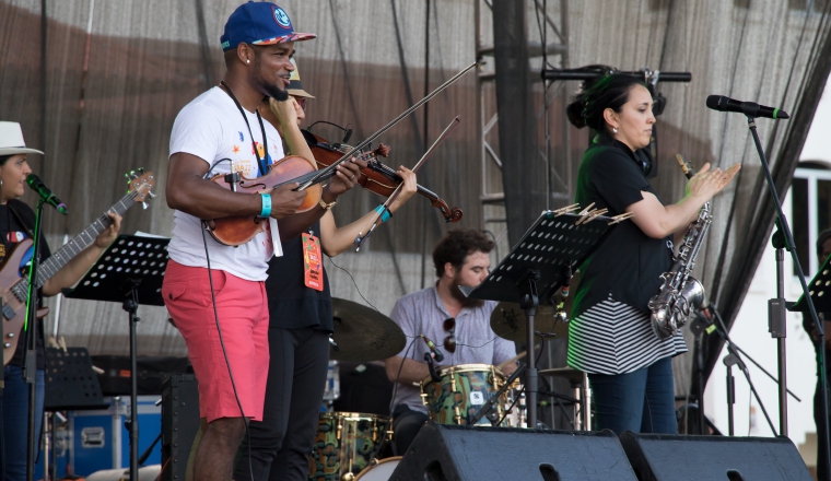 Danilo Pérez dijo que la música es un vehículo para el progreso. /Foto Aurelio Herrera