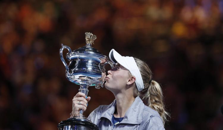 Wozniacki recuperó el número uno del mundo con su triunfo. /Foto EFE