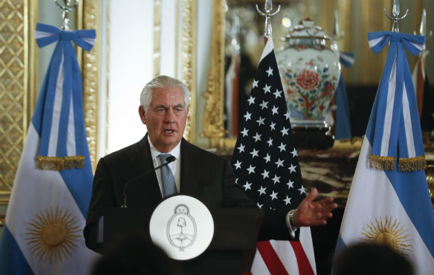 Secretario de Estado de Estados Unidos Rex Tillerson. FOTO/EFE