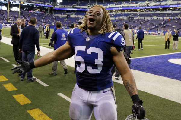 Edwin Jackson de Colts. Foto:AP