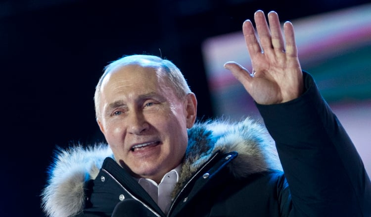 El presidente ruso, Vladímir Putin, logró en  Crimea el apoyo de  un 91% del electorado. AP