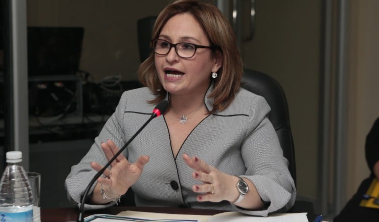 La procuradora general de la nación, Kenia Porcell, en ocasiones anteriores ha expuesto su labor al frente de esta institución ante los diputados. Archivo    