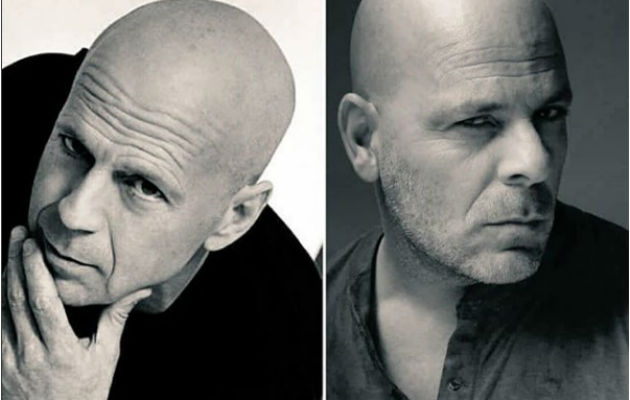 Doble oficial del protagonista de Bruce Willis. Foto: Instagram