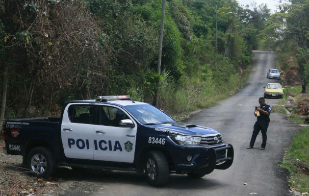 Policía Nacional en el área. Foto: Edward Santos.