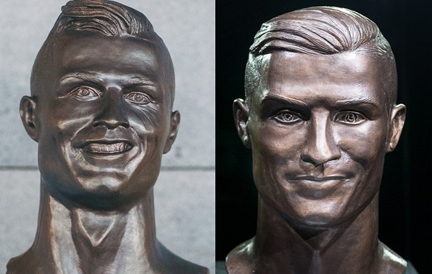 El busto fue la burla de todo el mundo.