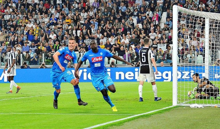 Koulibaly, autor del único gol del partido. EFE