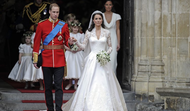 Vestido de Catalina de Cambridge.   