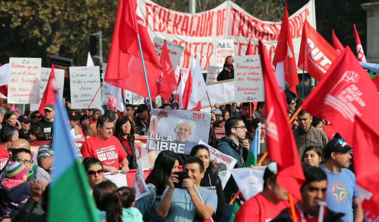 Salieron a la calle a protestar. /Foto EFE