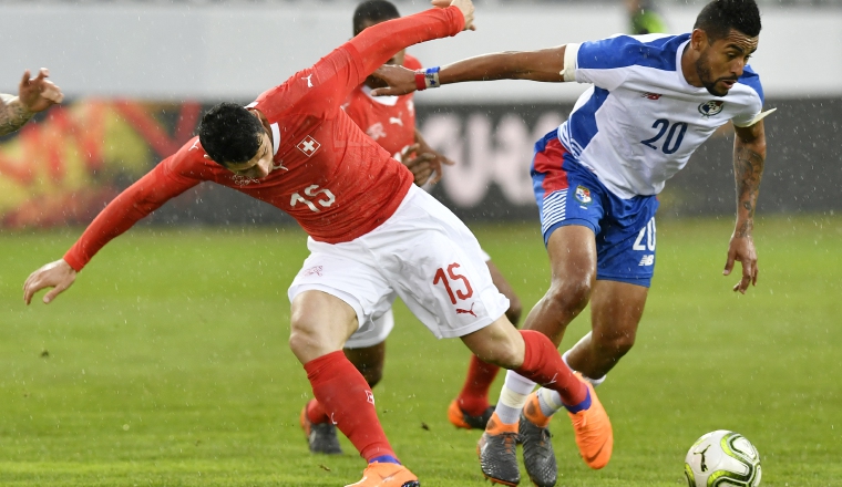 Godoy durante el partido contra Suiza, en el que la Roja perdió 6-0. /Foto AP