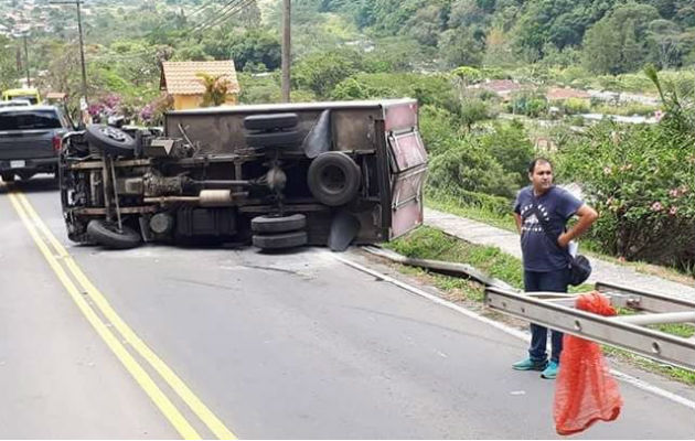 En este punto ya se han registrado unos cinco accidentes. Foto: Mayra Madrid. 