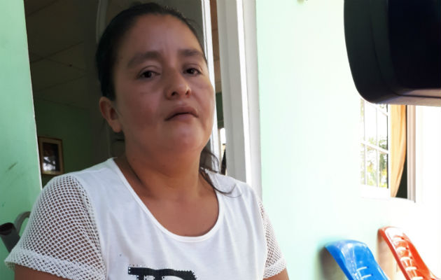 Deysi Flores, la madre del joven asesinado. Foto: Elena Valdez. 