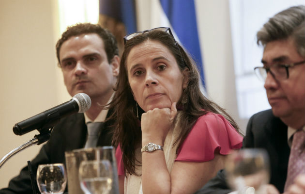 Miembros de la CIDH en conferencia de prensa rinden su informe sobre la situación en Nicaragua. Foto/AP