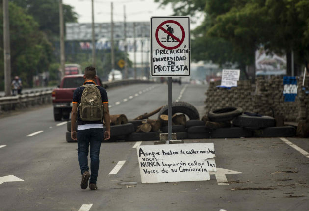 Los nicaragüenses llevan más de 40 días en las calles, protestando contra Daniel Ortega.