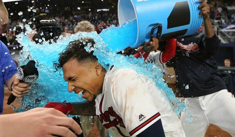 Johan Camargo se llevó los aplausos el martes. /Foto AP