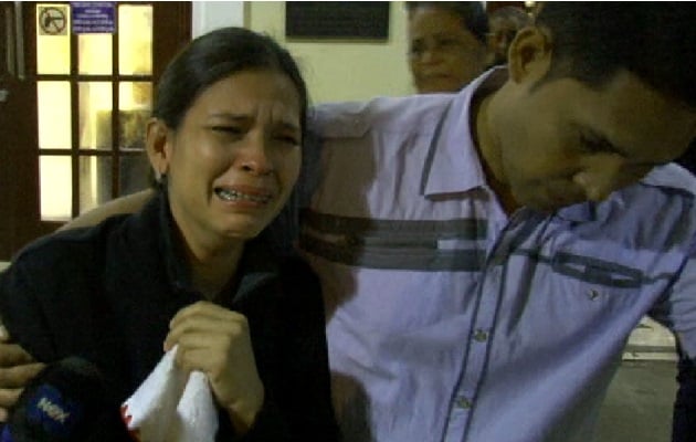 Familiares de la víctima, lloraban al conocer la decisión. Foto: Mayra Madrid. 