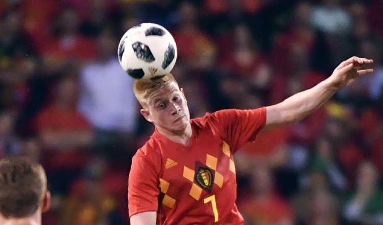 Kevin De Bruyne es uno de los referentes del plantel de Bélgica. /Foto AP