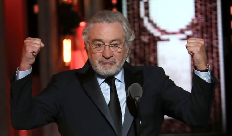 De Niro mostró su molestia. /Foto AP