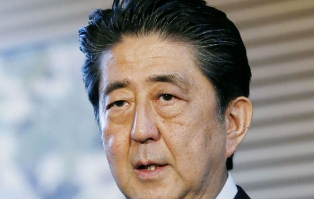 Primer ministro nipón, Shinzo Abe. FOTO/AP