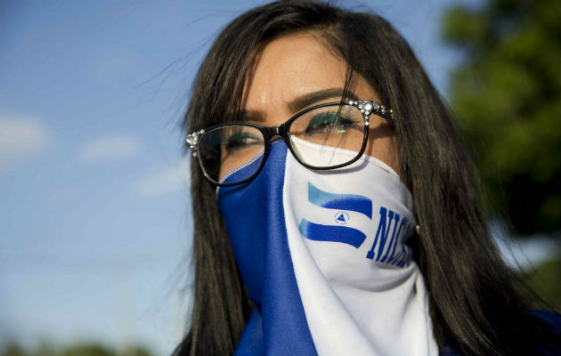 Las mujeres aseguran que también parte de la lucha contra la tiranía de Daniel Ortega. FOTO/EFE