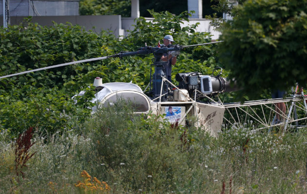 El helicóptero fue hallado incendiado entre los aeropuertos parisinos de Le Bourget y de Charles de Gaulle.