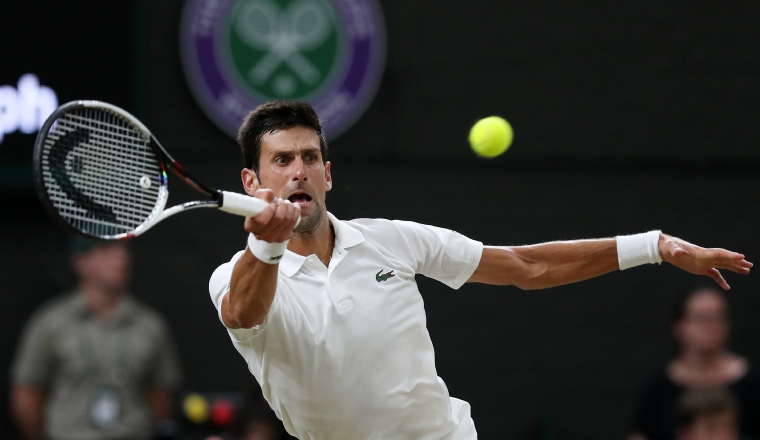 El serbio Novak Djokovic mostró su apoyo hacia Croacia. /Foto AP