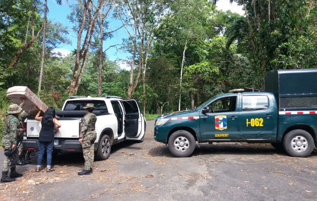 Los organismos de seguridad dieron la alerta en esta zona. Foto: José Vásquez. 