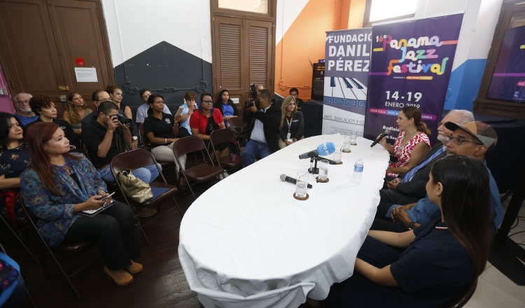 Durante la conferencia de prensa en la que anunciaron a los artistas que vendrán en 2019. /Foto: Josué Arosemena