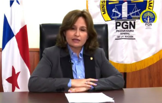 Procuradora general de la Nación, Kenia Porcell.