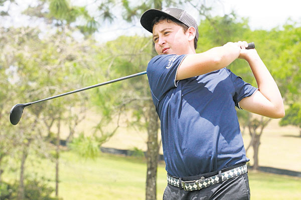 Juan Marco Arosemena juega en el nivel 15-18 años. /Foto Anayansi Gamez