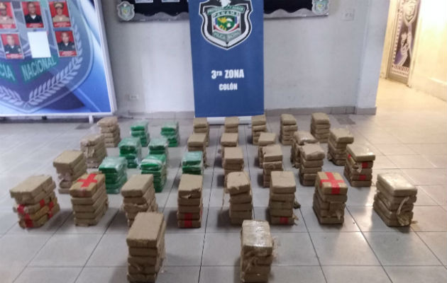 Nuevo golpe al narcotráfico en Colón. Foto/Diómedes Sánchez