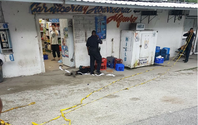  Los ladrones fueron soprendidos por la Policía. Foto: Diómedes Sánchez. 