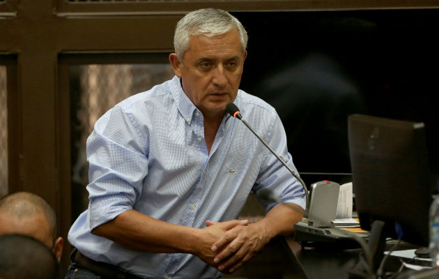 Otto Pérez Molina, expresidente de Guatemala. Foto: Archivo.