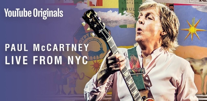 Paul McCartney dará un concierto ‘íntimo’ en YouTube.