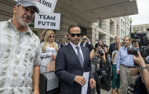 George Papadopoulos, exasesor de la campaña electoral de Donald Trump, dice sentirse deprimido. FOTO/AP