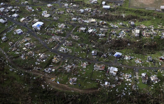 El Huracán María causó serios destrozos en Puerto Rico y sus alrededores. FOTO/AP