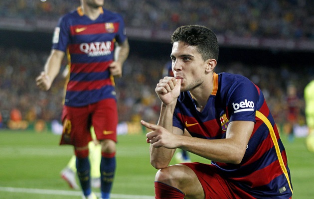 Marc Bartra cuando jugaba para el Barcelona.