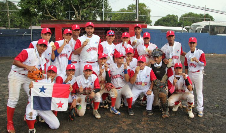 Equipo panameño de béisbol. /Foto Pandeportes