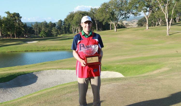 Scott Langley, campeón del Panamá Championship 2018, jugará la otra temporada en el PGA Tour. /Foto Anayansi Gamez