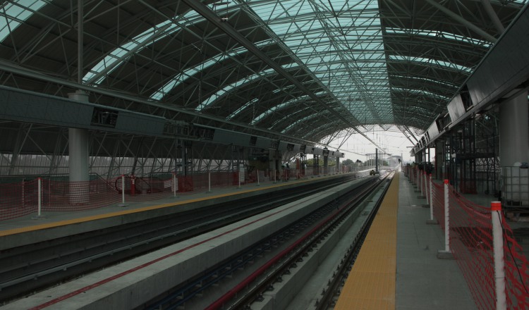 Línea 2 del Metro de Panamá. /Foto Víctor Arosemena